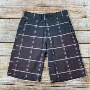 Joe Boxer Plaid Hybrid Board Shorts Men Size 32 - NEW